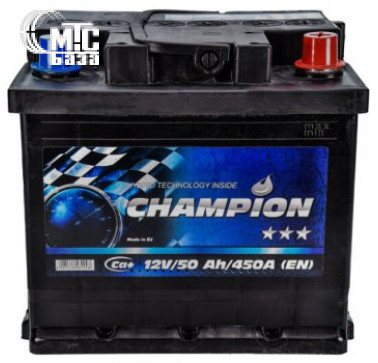 Аккумулятор CHAMPION Black CHB50-0 [6CT-50R] EN450 А 207x175x190мм